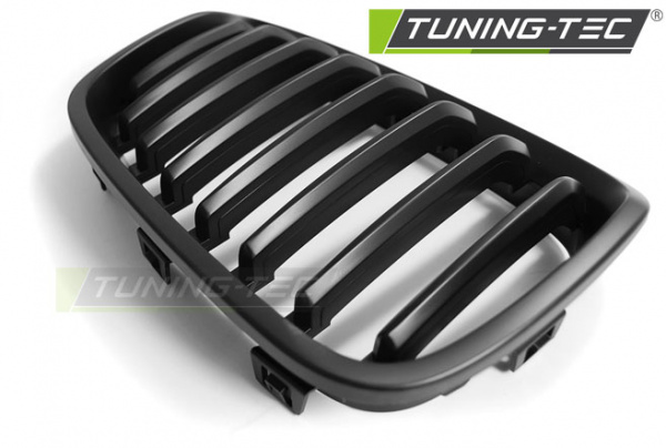 Upgrade Sportgrill Nieren für BMW 1er F20/F21 11-14 matt schwarz